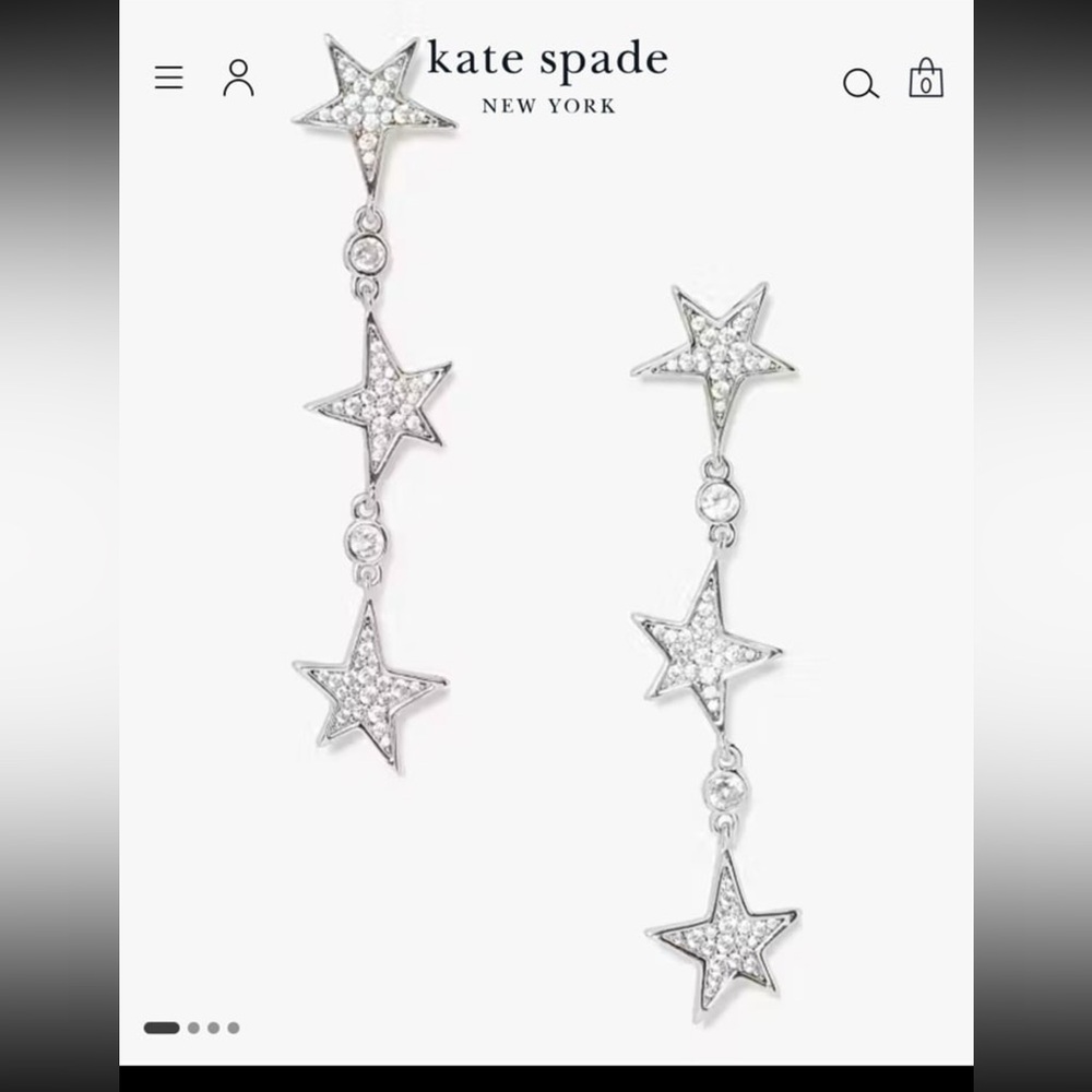 Kate spade You're A Star Linear Earrings